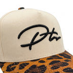 Golden Leopard Cap